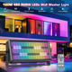 Професійний LED прожектор-стробоскоп LeLegt 150W Thunderbolt: RGBW ефект, 450 світлодіодів, DMX512, пульт ДК