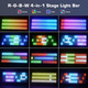 Професійний LED прожектор-стробоскоп LeLegt 150W Thunderbolt: RGBW ефект, 450 світлодіодів, DMX512, пульт ДК