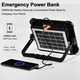Акумуляторний прожектор iodoo 200W 20600mAh Сонячна панель Переносний ліхтар 20000 Lm IP66 для кемпінгу та дому