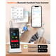 Пульсоксиметр акумуляторний на палець HealthTree JKS50F Bluetooth — Портативний оксиметр з OLED-дисплеєм та пам'яттю (НТ-JKS50F)