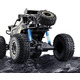 Машинка на радіокеруванні 1:8 4WD велика 50см Black з пультом автомобіль позашляховик монстр-трак