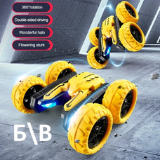 RC трюкова машина 4WD позашляховик 2,4 ГГц високошвидкісна двостороння перевертання RC іграшка-машинка Б/В