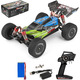 Швидкісна баггі на р/к WLtoys 144001 60 км/год 1:14: алюмінієве шасі, 4WD, 2 акумулятори, стан Б/У