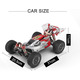 Швидкісна баггі на р/к WLtoys 144001 60 км/год 1:14: алюмінієве шасі, 4WD, масляні амортизатори, повний привід