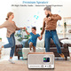 Ретро-радіо ETDEUH DAB+/FM Bluetooth 5.0 White: Hi-Fi звук 5Вт, USB, AUX, Пульт ДК та Подвійний Будильник — Преміум Дизайн