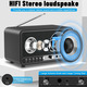 Ретро-радіо ETDEUH DAB+/FM Bluetooth 5.0 black: Hi-Fi звук 5Вт, USB, AUX, Пульт ДК та Подвійний Будильник — Преміум Дизайн
