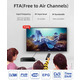 Цифровий ефірний тюнер DVB-T2/C ресивер Romicta TNT HD H.265 HEVC Full HD 1080p Dolby звук універсальний пульт 2-в-1