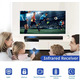 Цифровий ефірний тюнер DVB-T2/C ресивер Romicta TNT HD H.265 HEVC Full HD 1080p Dolby звук універсальний пульт 2-в-1