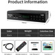 Цифровий ефірний тюнер DVB-T2/C ресивер Romicta TNT HD H.265 HEVC Full HD 1080p Dolby звук універсальний пульт 2-в-1