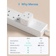 Розумна розетка Meross Smart Wi-Fi Plug Mini, 2шт. в упаковці (версія для Великобританії