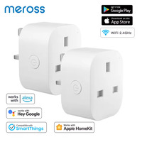 Розумна розетка Meross Smart Wi-Fi Plug Mini, 2шт. в упаковці (версія для Великобританії