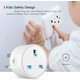 Розумна розетка Teckin SP27 Wi-Fi UK Plug 2300 Вт 10A, набір 3 шт, Alexa, Google Assistant, Smart Socket