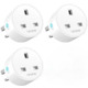 Розумна розетка Teckin SP27 Wi-Fi UK Plug 2300 Вт 10A, набір 3 шт, Alexa, Google Assistant, Smart Socket