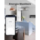 Italian Розумна WiFi розетка Maxcio, WiFi розетка, сумісна з Alexa та Google Home, керування за допомогою застосунку, італійська
