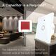 Розумний сенсорний Wi-Fi вимикач MoesGo White — Смарт-вимикач світла Tuya Smart Life без нейтрального дроту