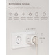 Розумна Wi-Fi розетка nooie 2 Pack, 10A, голосове керування Alexa/Google Home, таймер, 2.4 ГГц, Smart Plug (2 шт.)