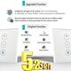 Перемикач ролетний 2 шт Wi-Fi, таймер затвора CURRYCURRY сумісний з Alexa/Google Home, 86 x 86 мм