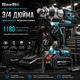 Акумуляторний ударний гайковерт SEESII WH1000 3/4" 1600 Нм 18В безщітковий електричний гайковерт для вантажівок