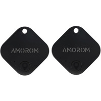AMOROM Bluetooth Air Tracker Tag, сумісний з iOS та Android, пошук телефону, пошук поблизу, гучний дзвінок, змінний акумулятор