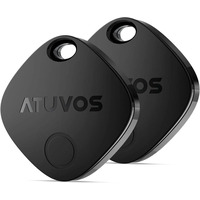 Bluetooth-трекер ATUVOS для Apple Find My (iOS) IP67 | Розумний GPS брелок | Змінна батарея CR2032 (2 шт)
