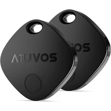 Bluetooth-трекер ATUVOS для Apple Find My (iOS) IP67 | Розумний GPS брелок | Змінна батарея CR2032 (2 шт)