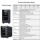 Лабораторний блок живлення DPS3010U: 30V 10A, 300W, USB QC3.0/Type-C, програмований, точне налаштування, кнопки пам'яті