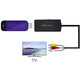 Конвертер HDMI на AV (RCA) Full HD 1080P: Адаптер для Smart TV Stick, Roku, PS4, Xbox до старих ТБ, USB-живлення, Чорний