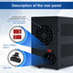Лабораторний блок живлення DPS3010U: 30V 10A, 300W, USB QC3.0/Type-C, програмований, точне налаштування, кнопки пам'яті