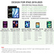 Стилус для iPad 2018-2025, швидка зарядка за 15 хвилин (1-го покоління) з функцією відхилення Plam та магнітним нахилом