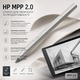 Стилус HP MPP 2.0 Rechargeable Tilt Pen Silver (3J123AA): акумуляторний, для ноутбуків HP, сенсорний, з функцією нахилу