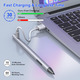 Стилус Surface Pen для Microsoft Surface Pro - 75 днів роботи від батареї + 4096 Гц нахилу та тиску + ковпачок для сенсорного