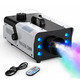 Дим-машина 1200 Вт RGB з 6 LED, генератор туману з баком 1 л, пульт ДК до 50 м, для сцени, весілля, вечірок, Хелловіну