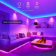Розумна Світлодіодна стрічка LED Maxcio Smart Alexa 5 м працюють з Alexa Google Home, синхронізація музики через Wi-Fi
