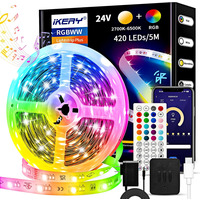 Світлодіодна стрічка KERY White & Colour Amb. Lightstrip USB Plus 5 м, зміна кольору, керування через додаток