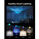 Розумний торшер Govee Uplighter RGBIC з ефектом водяних брижів: LED лампа 2 в 1, SmartThings, Alexa, Matter, білий/кольоровий