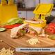 Toastie Maker, тосты для тощих, Crimpet Sandwich Maker, сделайте быструю и легкую поджаренную закуску, невели
