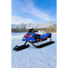 Снігокат Дитячий снігоход з гальмами, снігохідні санки, сноуборди для дітей