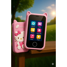 Дитячий міні-смартфон з яскравим сенсорним екраном, цікавими іграми та звуками, зручний у використанні