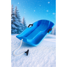 Пластикові санки-льодянки/ снігова дошка для ковзання Сині