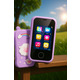 Дитячий міні-смартфон з яскравим сенсорним екраном, цікавими іграми та звуками, зручний у використанні