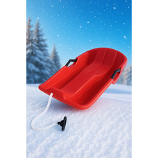 Пластикові санки-льодянки/ снігова дошка для ковзання Червоні