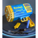 Уцінка Генератор мильних бульбашок Bazooka Rocket Bubble Gun Кулемет базука 100+ отворів з підсвіткою + мильн