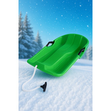 Пластикові санки-льодянки/ снігова дошка для ковзання Зелені