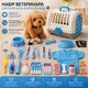 Дитячий набір ветеринара UBeesize Blue — Ігровий кейс-переноска з м'яким собачкою, медичні інструменти, набір лікаря для дітей