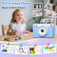 Дитячий цифровий фотоапарат миттєвого друку GREENKINDER H10 FullHD 1080P з картою 32 ГБ та 5 рулонами паперу