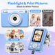 Дитячий цифровий фотоапарат миттєвого друку GREENKINDER H10 FullHD 1080P з картою 32 ГБ та 5 рулонами паперу