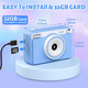Дитячий цифровий фотоапарат миттєвого друку GREENKINDER H10 FullHD 1080P з картою 32 ГБ та 5 рулонами паперу