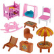 Ігровий пляжний набір Toi-toys Girl Squad Camper Дитячий ігровий набір фургончик на колесах, меблі, ляльки, автобус машина