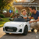 Дитячий електромобіль Audi RS8 2WD 12V з пультом, Bluetooth, великий акумулятор, двері, LED фари — преміум машинка для дітей