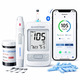 Глюкометр GLUCOSTADA SET (мг/дл)/Глюкометр з індикатором до/після їжі/Bluetooth підключення індикатора